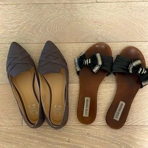 Steve Madden and JG flat